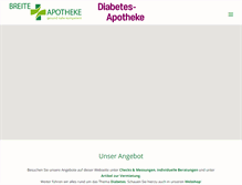Tablet Screenshot of breite-apotheke.ch
